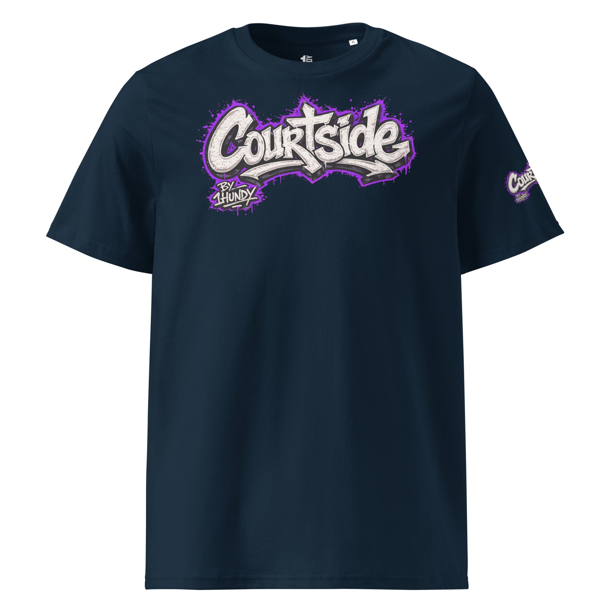 1HUNDY Organic Courtside Graffiti Tee