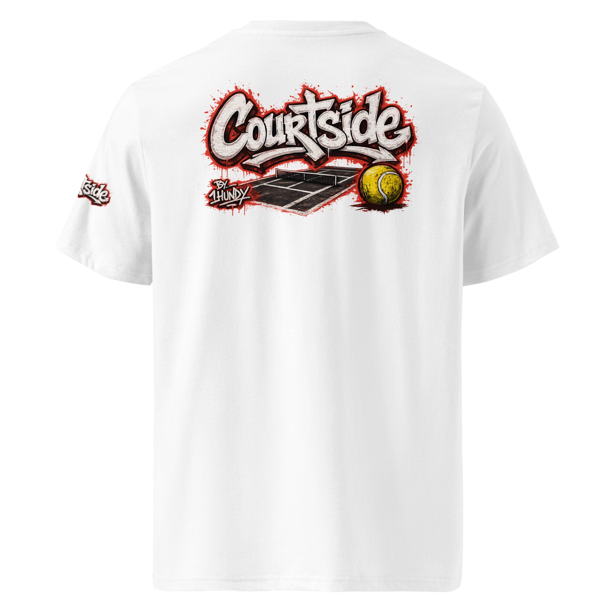 1HUNDY Organic Courtside Graffiti Tee