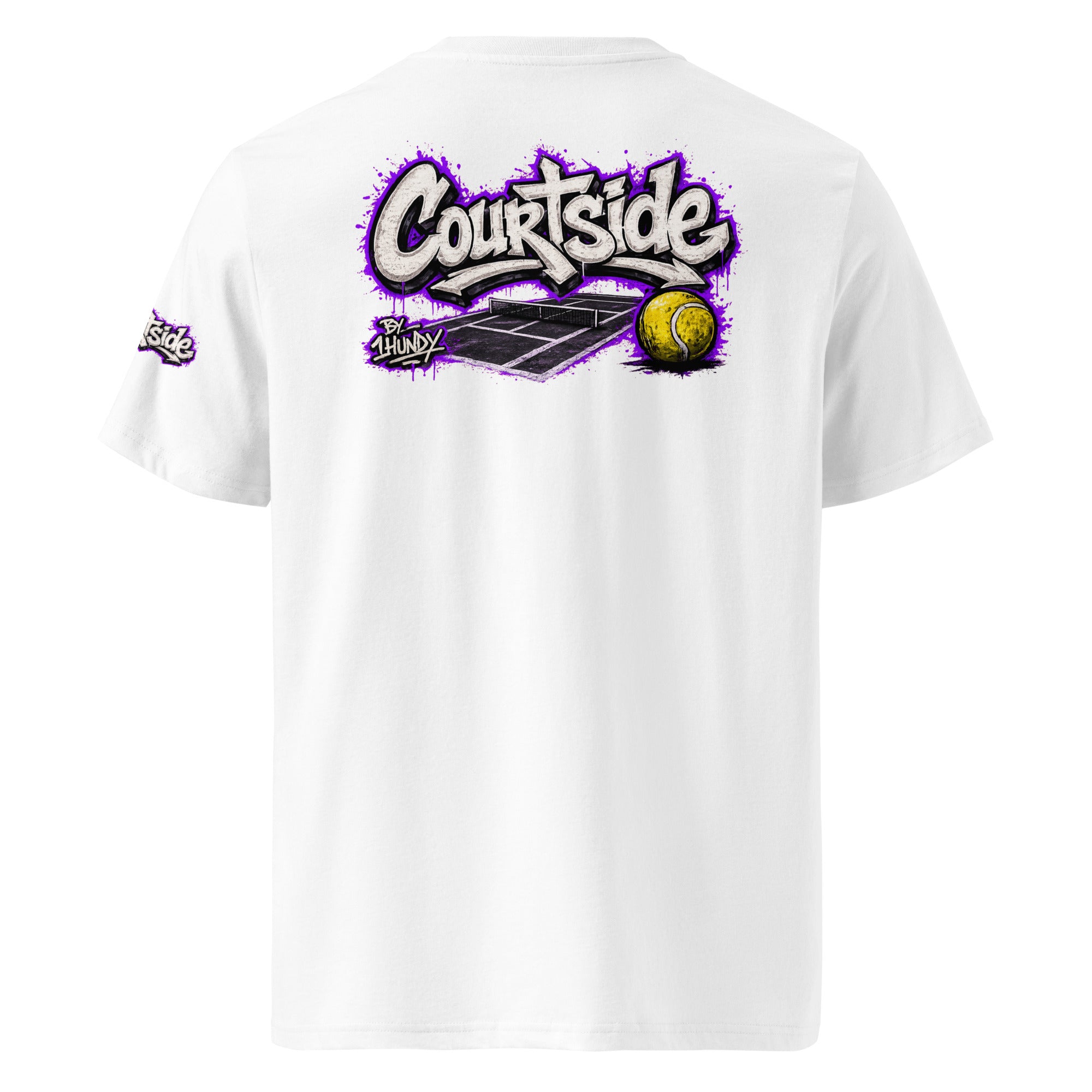 1HUNDY Organic Courtside Graffiti Tee