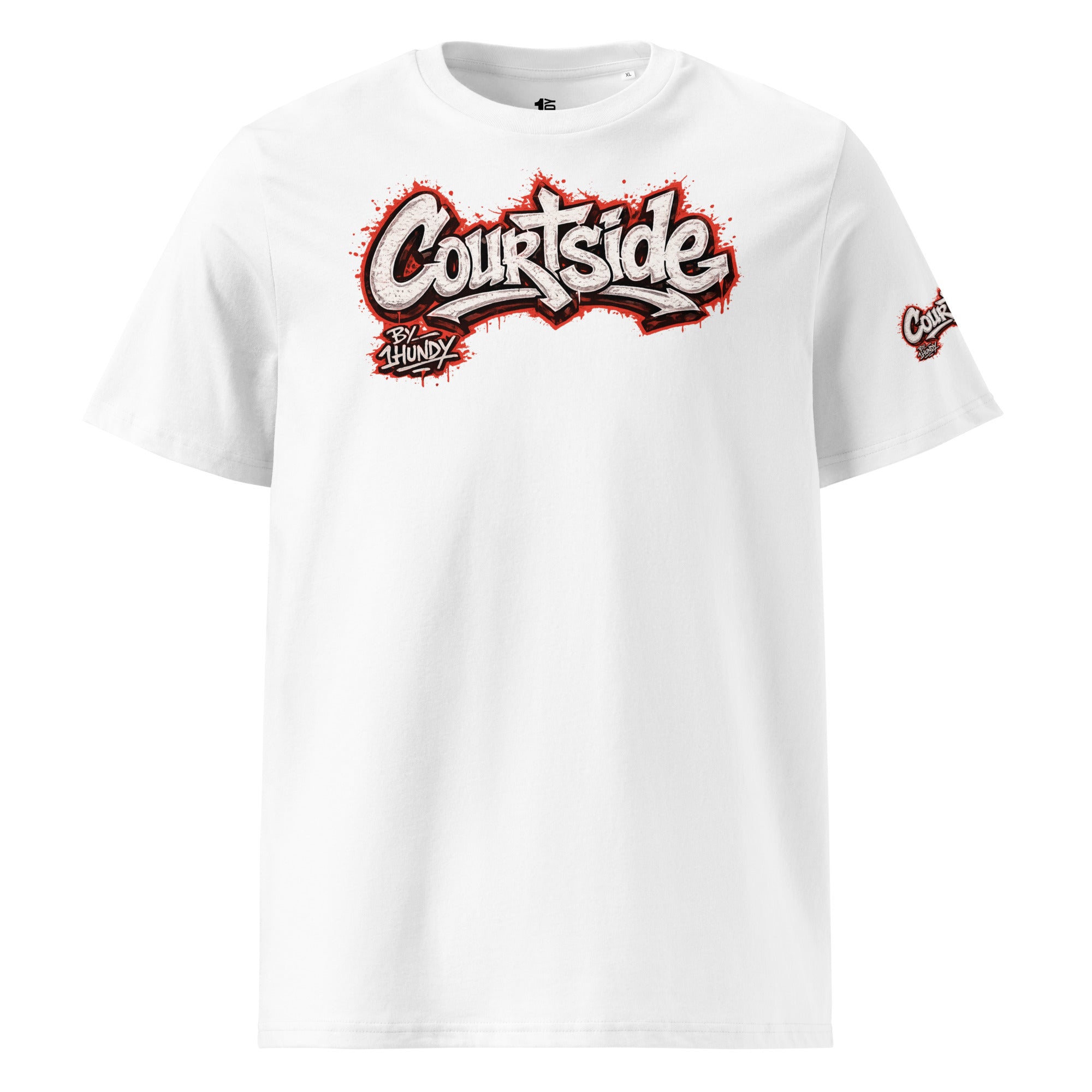 1HUNDY Organic Courtside Graffiti Tee