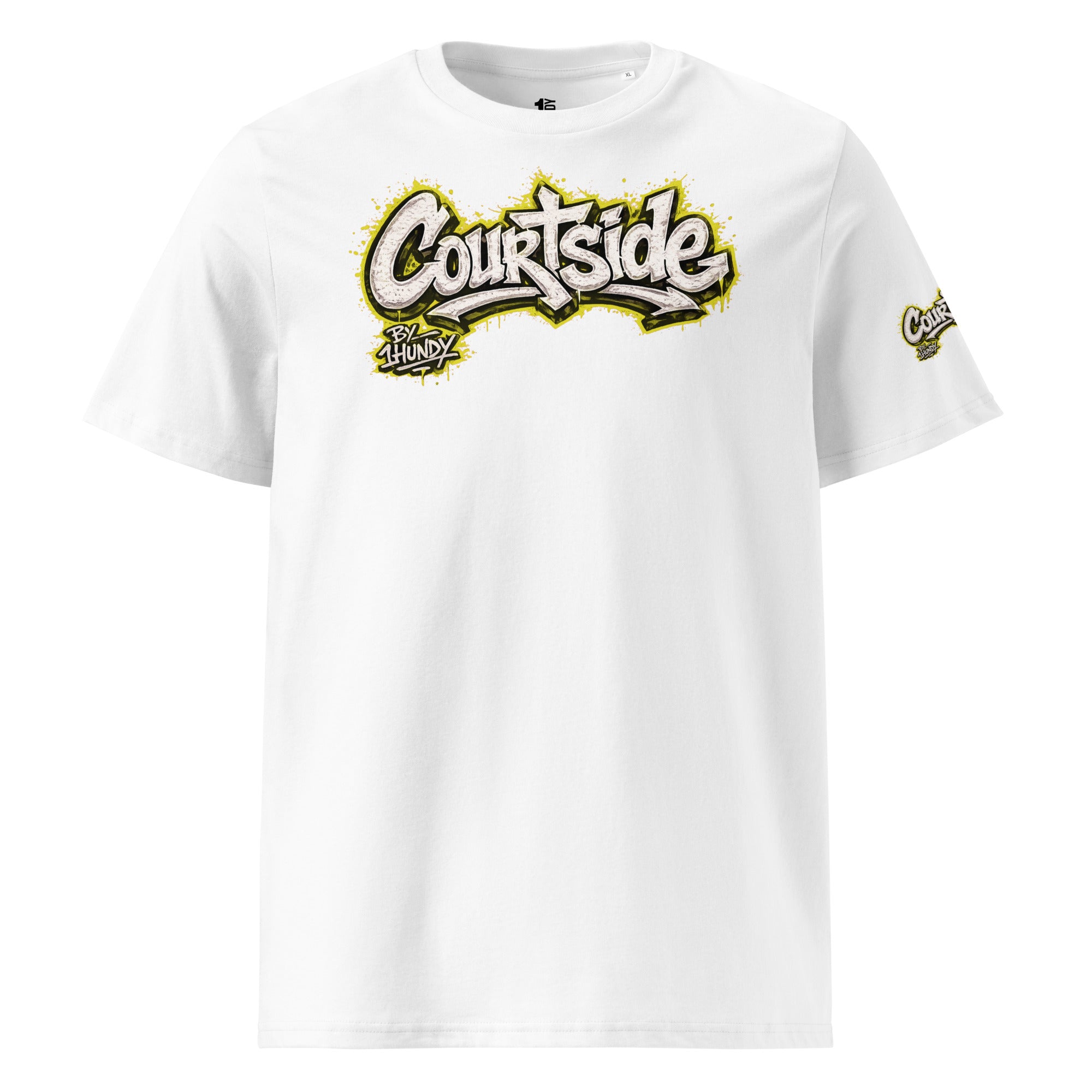 1HUNDY Organic Courtside Graffiti Tee