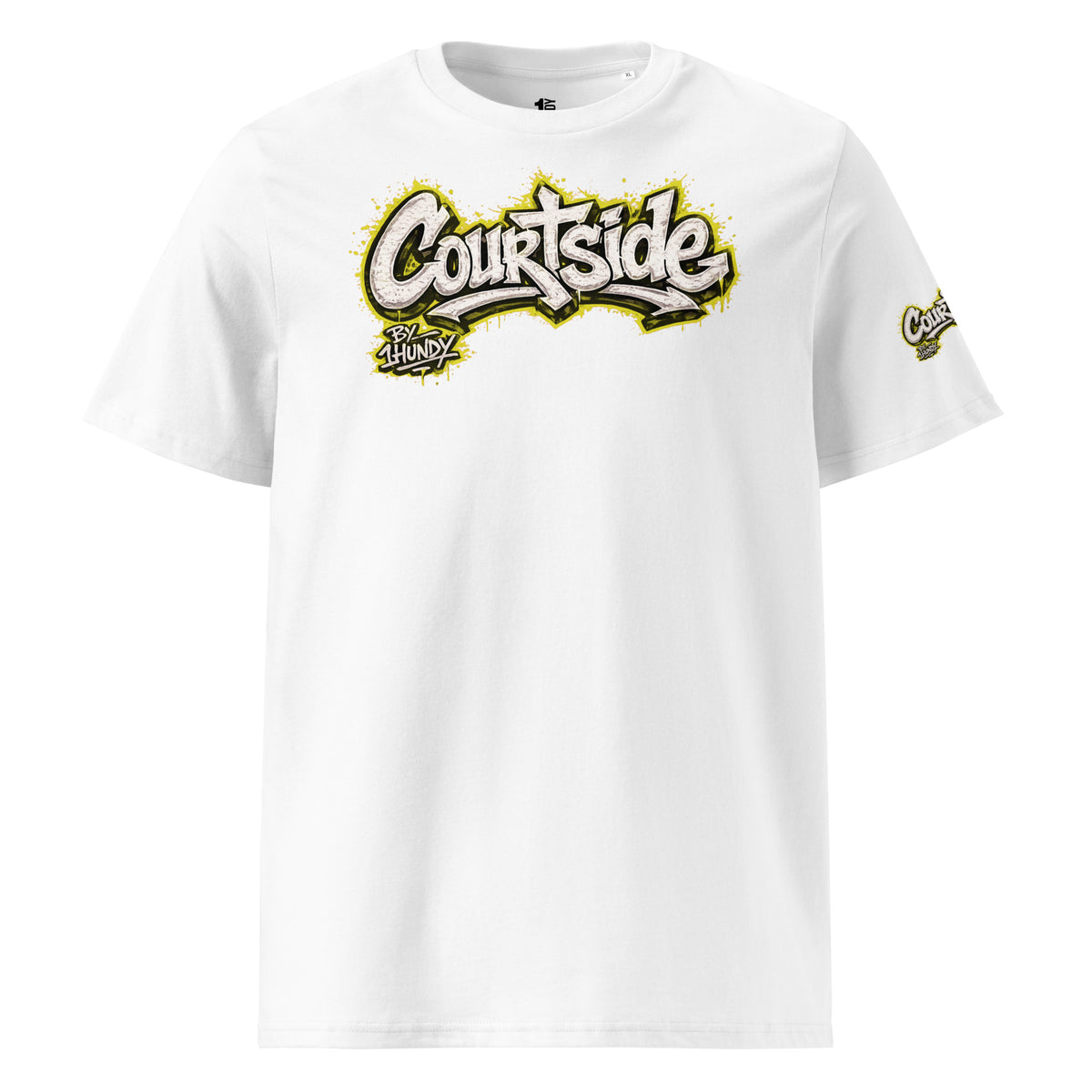 1HUNDY Organic Courtside Graffiti Tee