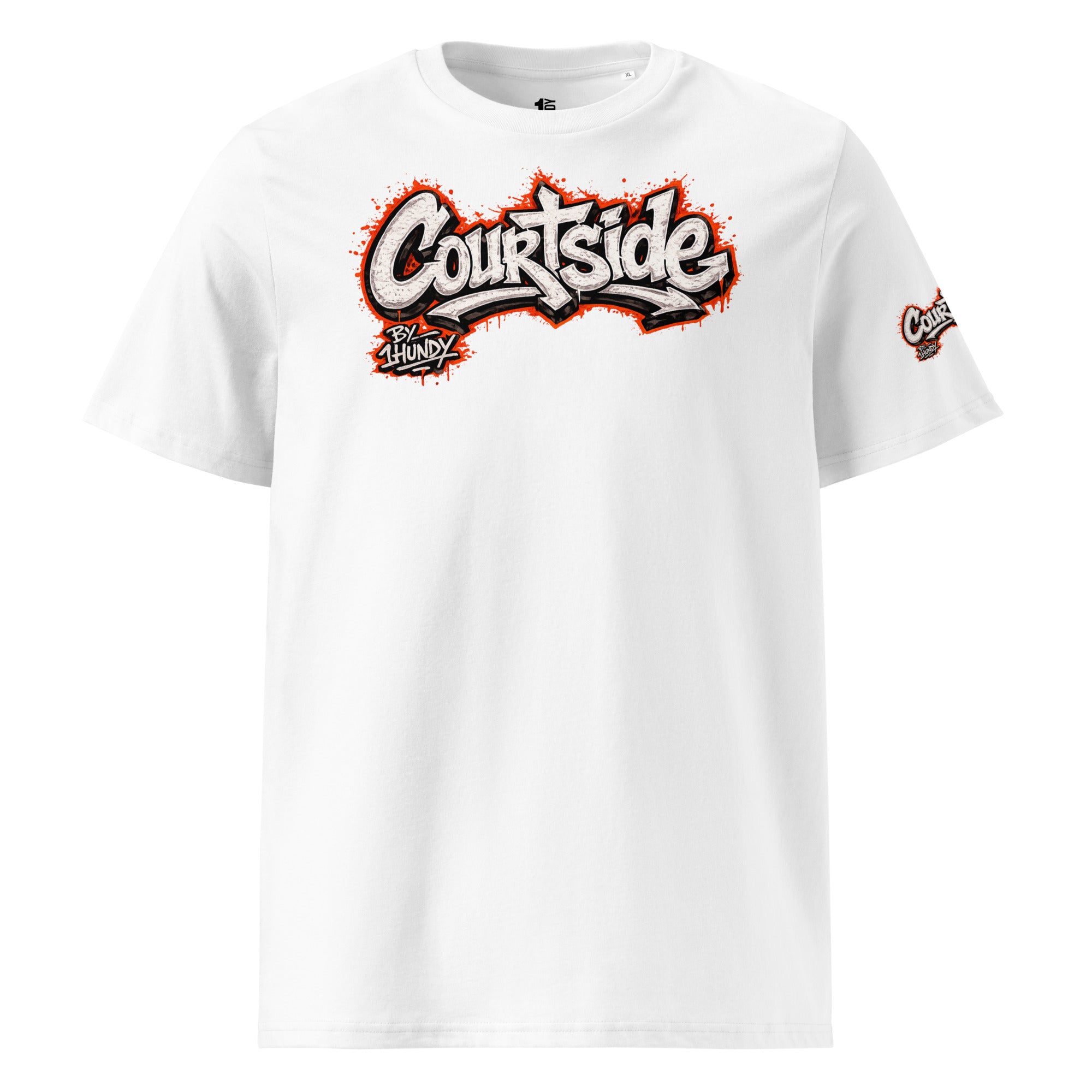 1HUNDY Organic Courtside Graffiti Tee