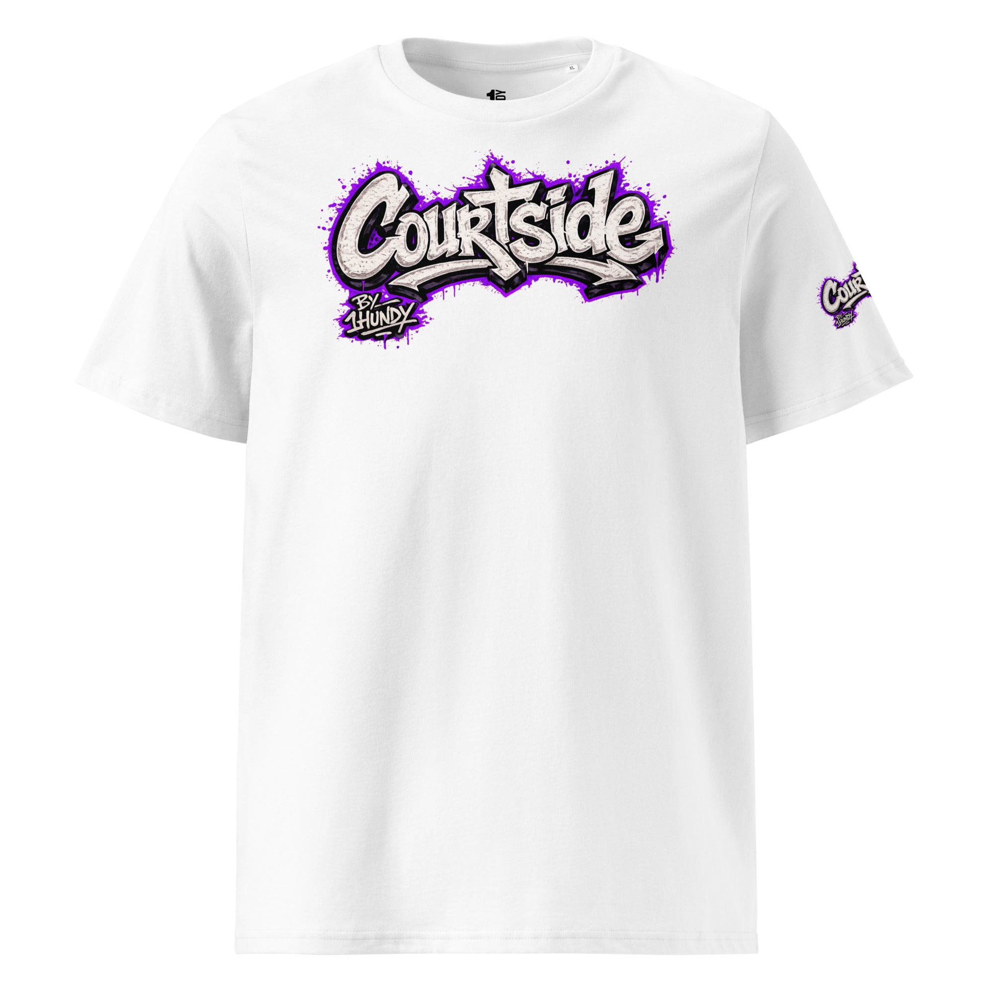 1HUNDY Organic Courtside Graffiti Tee
