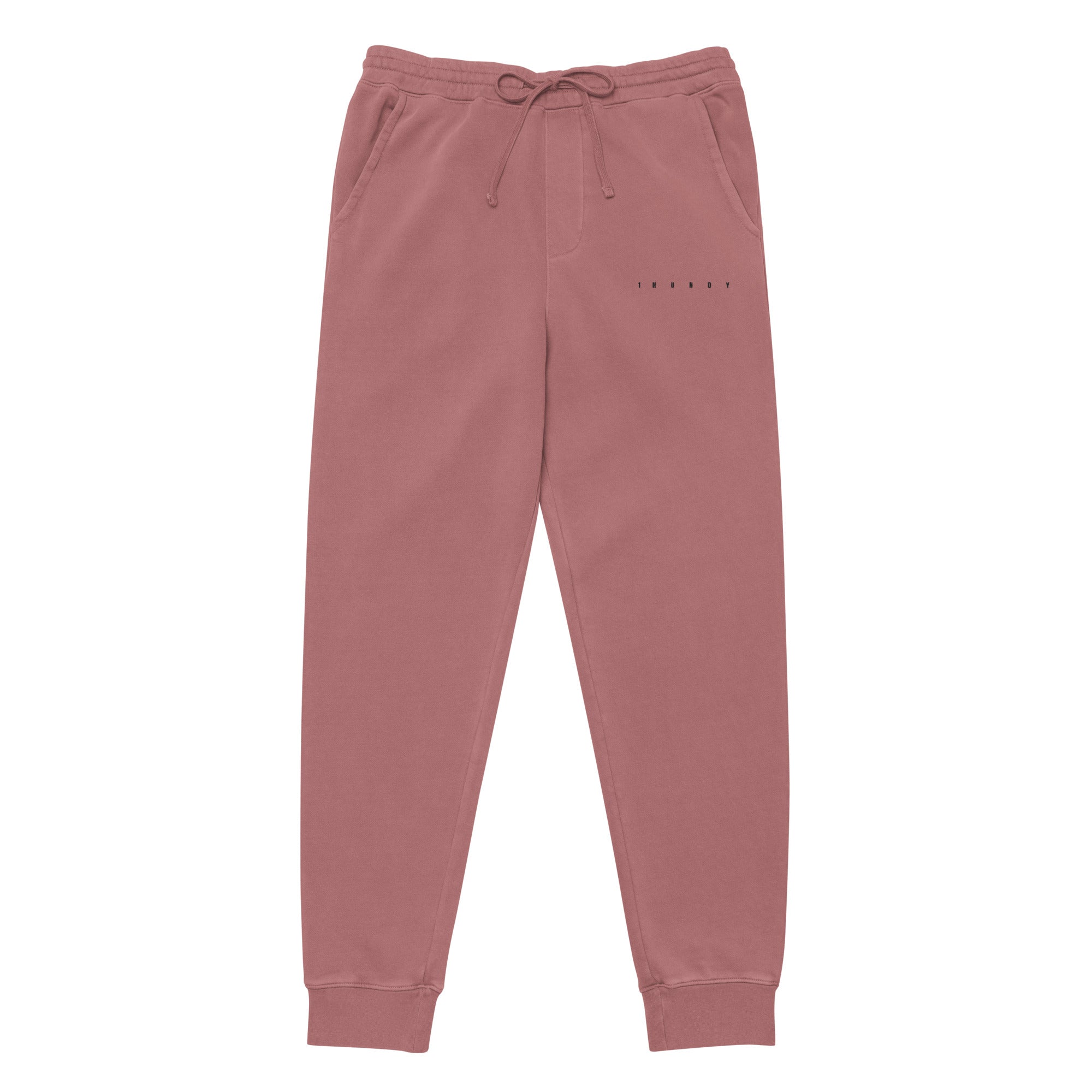 1HUNDY Stone Joggers - Light Maroon