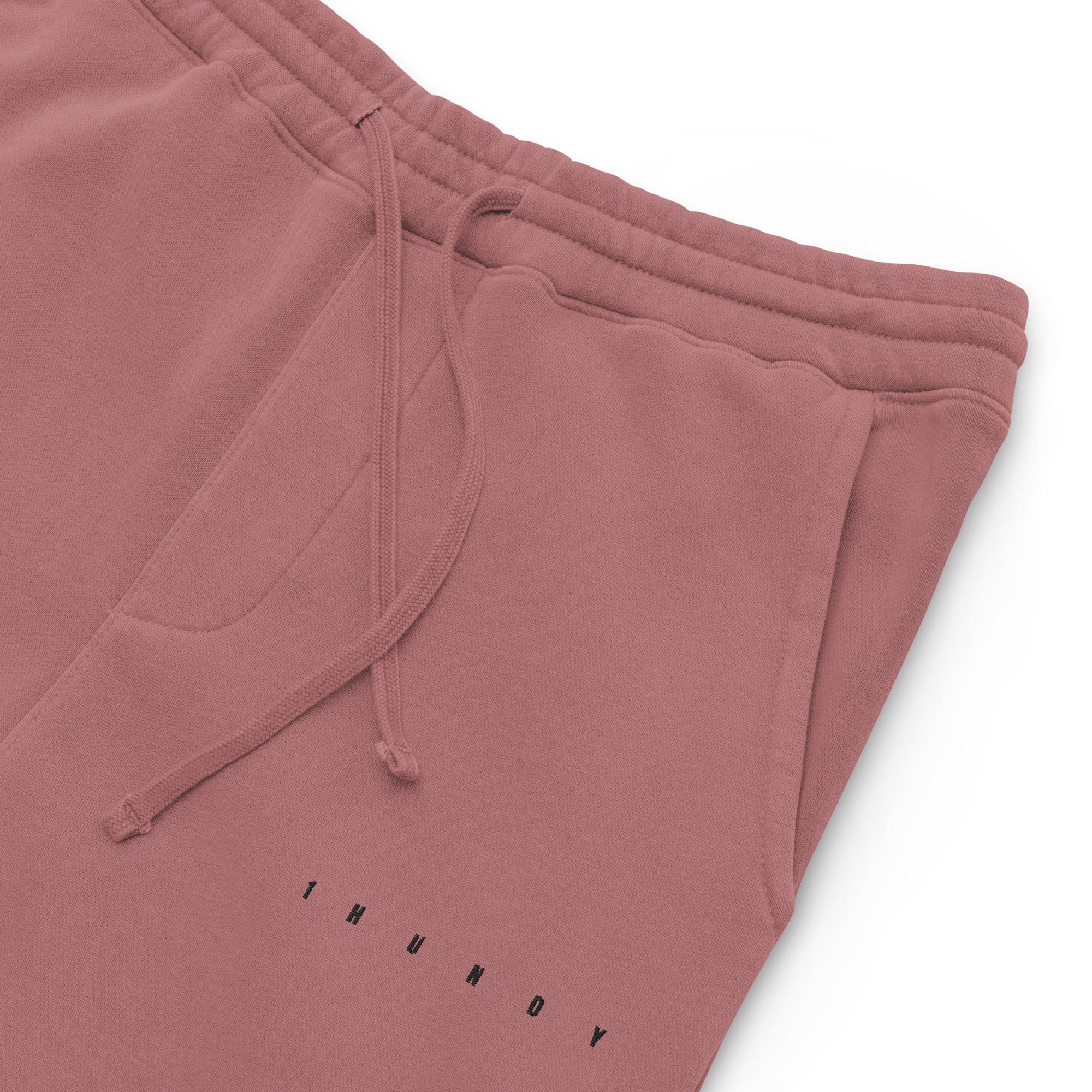 1HUNDY Stone Joggers - Light Maroon
