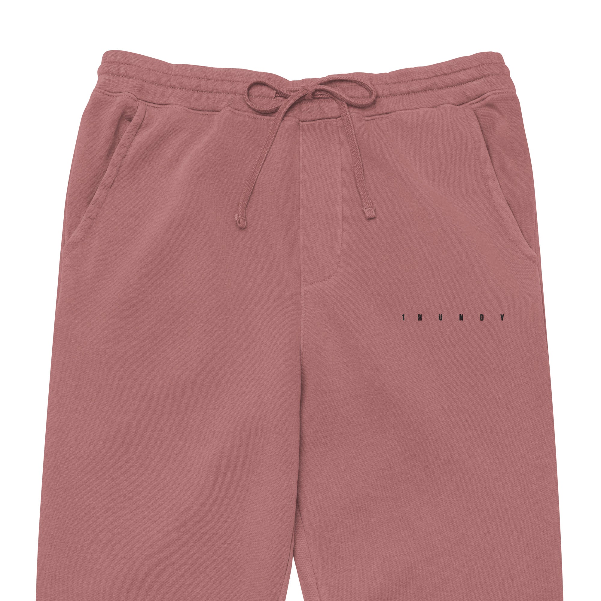 1HUNDY Stone Joggers - Light Maroon