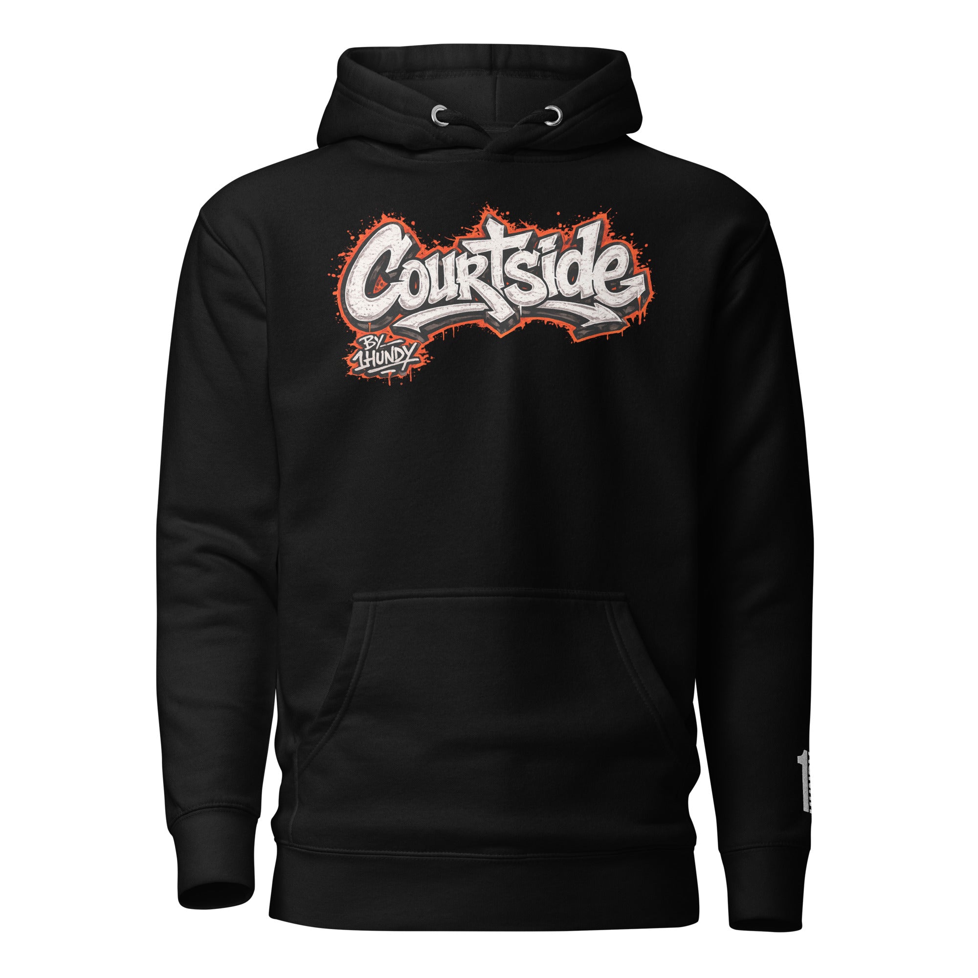 1HUNDY Courtside Graffiti Hoodie