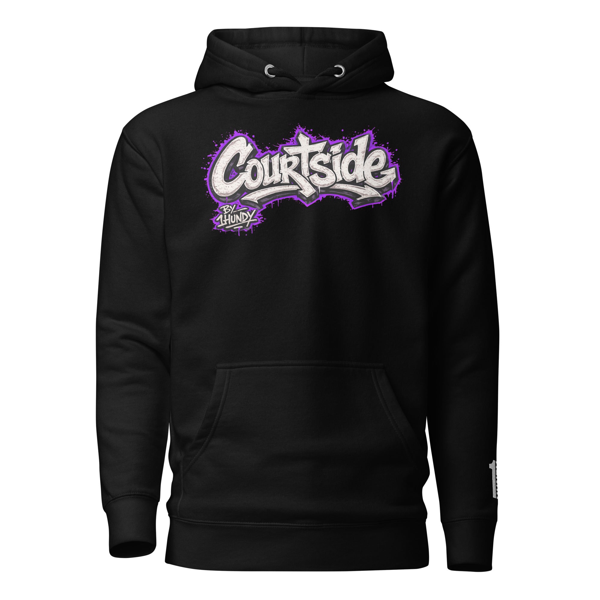 1HUNDY Courtside Graffiti Hoodie