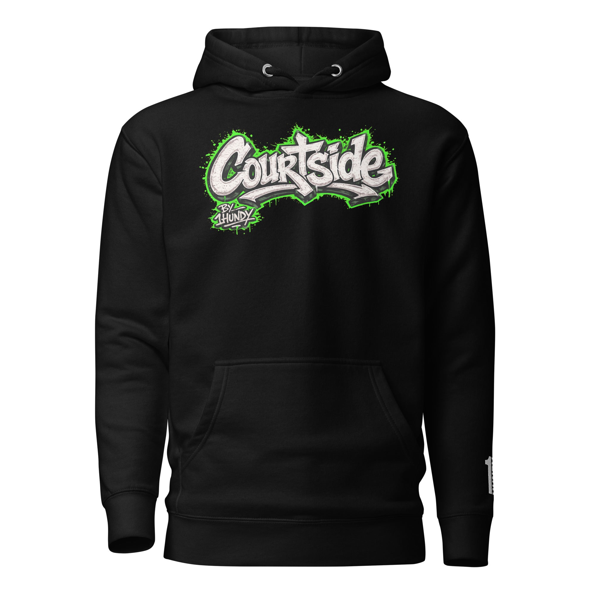 1HUNDY Courtside Graffiti Hoodie