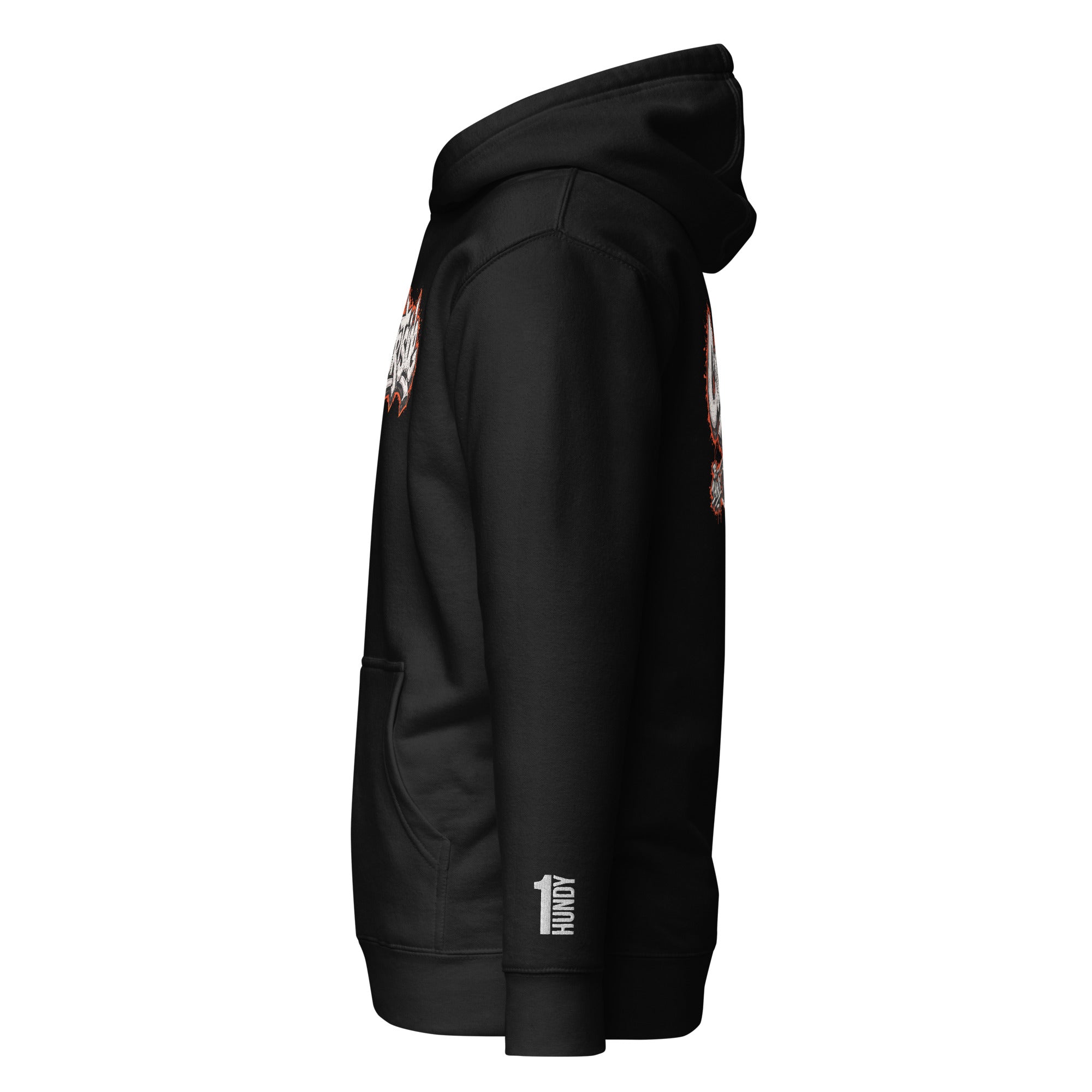 1HUNDY Courtside Graffiti Hoodie