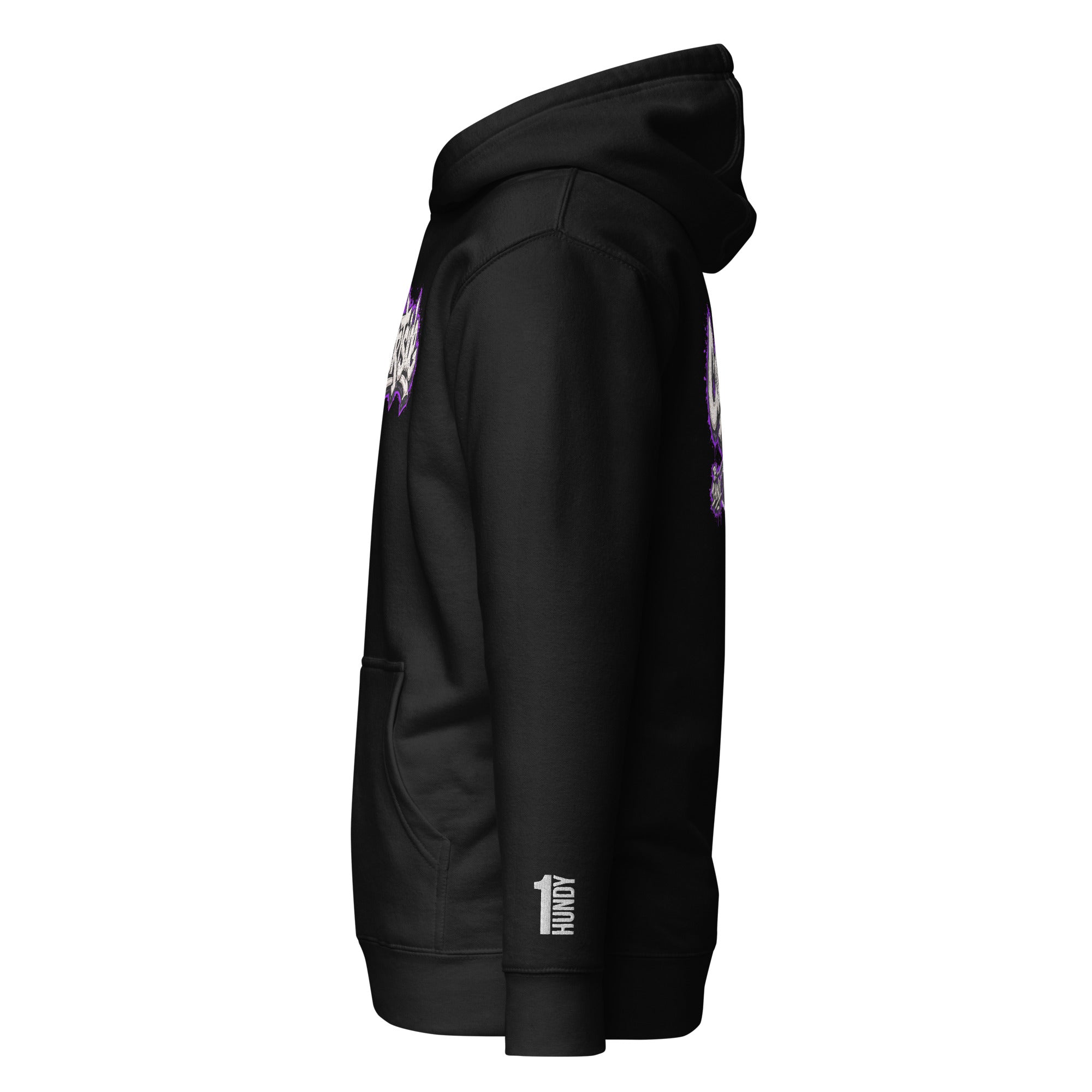 1HUNDY Courtside Graffiti Hoodie