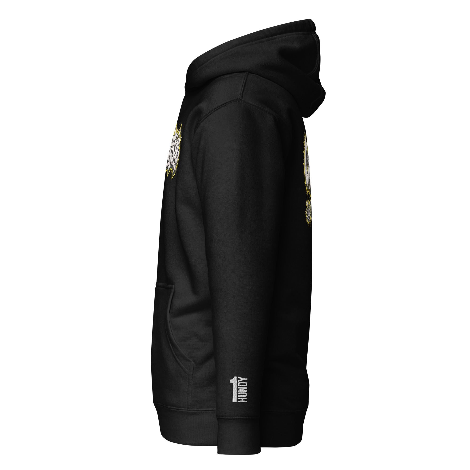 1HUNDY Courtside Graffiti Hoodie