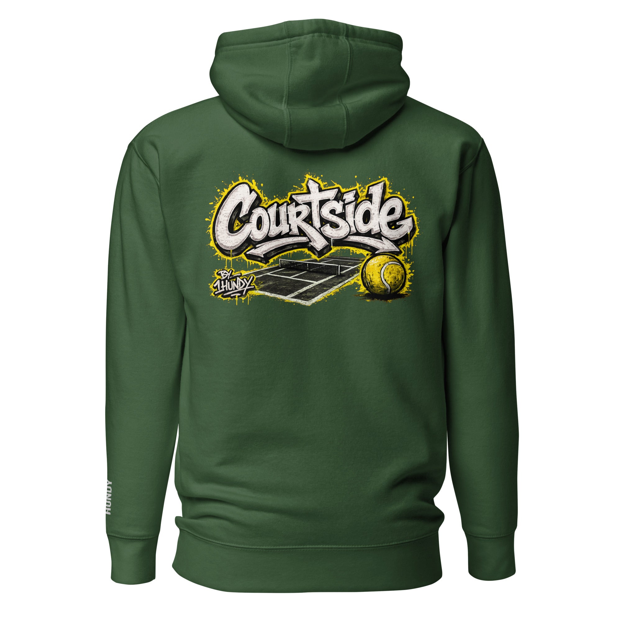 1HUNDY Courtside Graffiti Hoodie