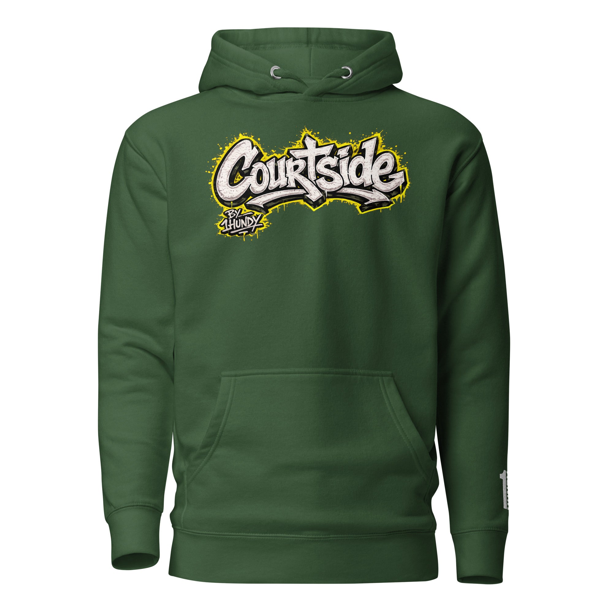 1HUNDY Courtside Graffiti Hoodie