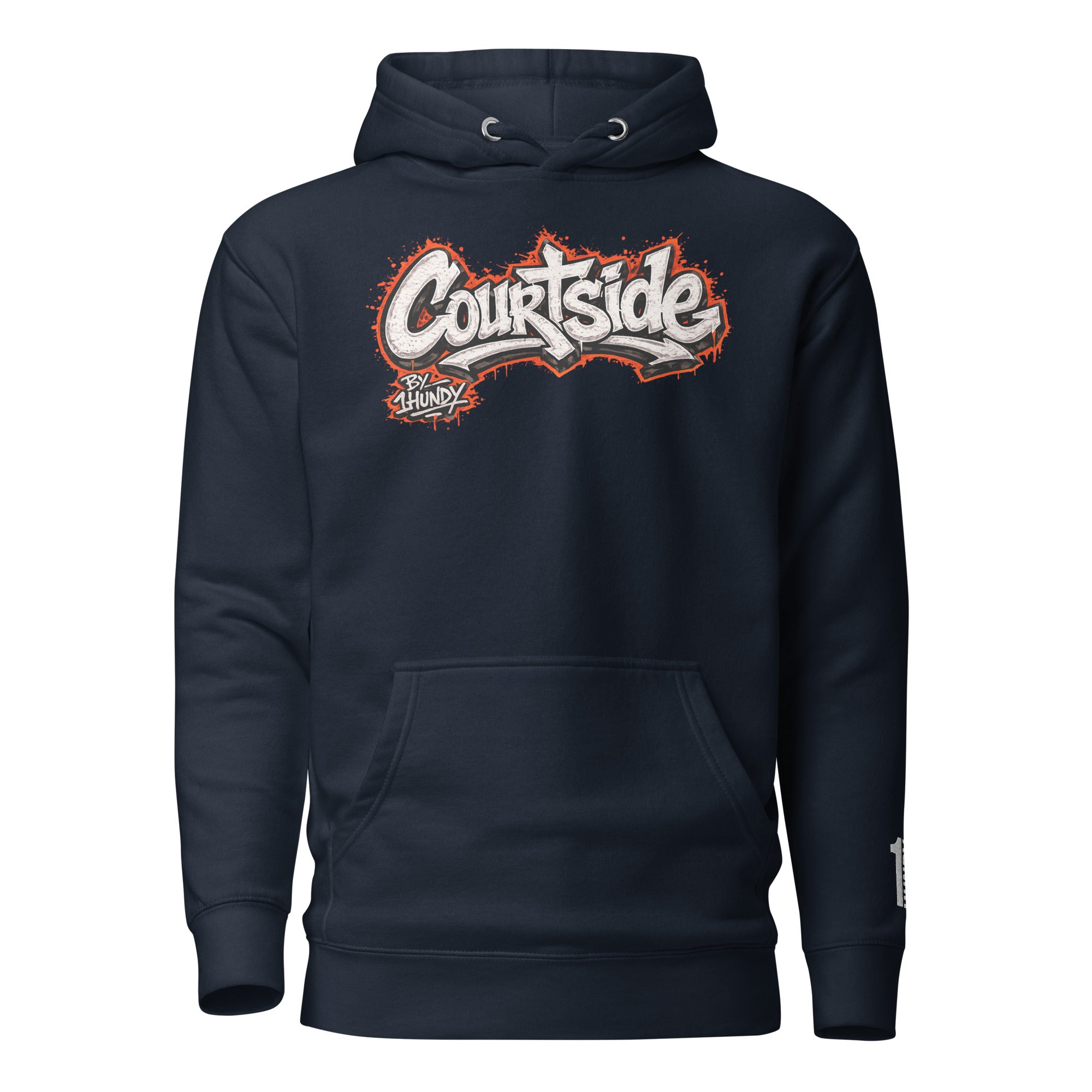 1HUNDY Courtside Graffiti Hoodie