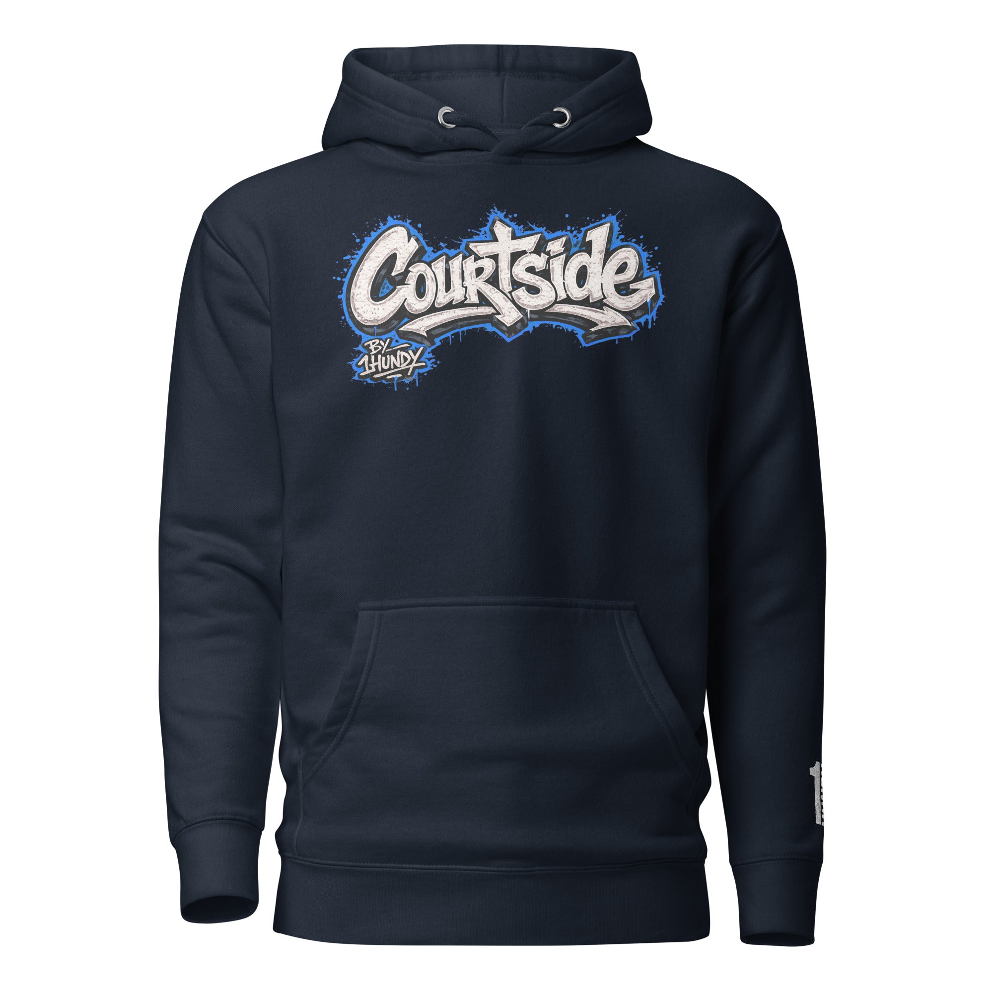 1HUNDY Courtside Graffiti Hoodie