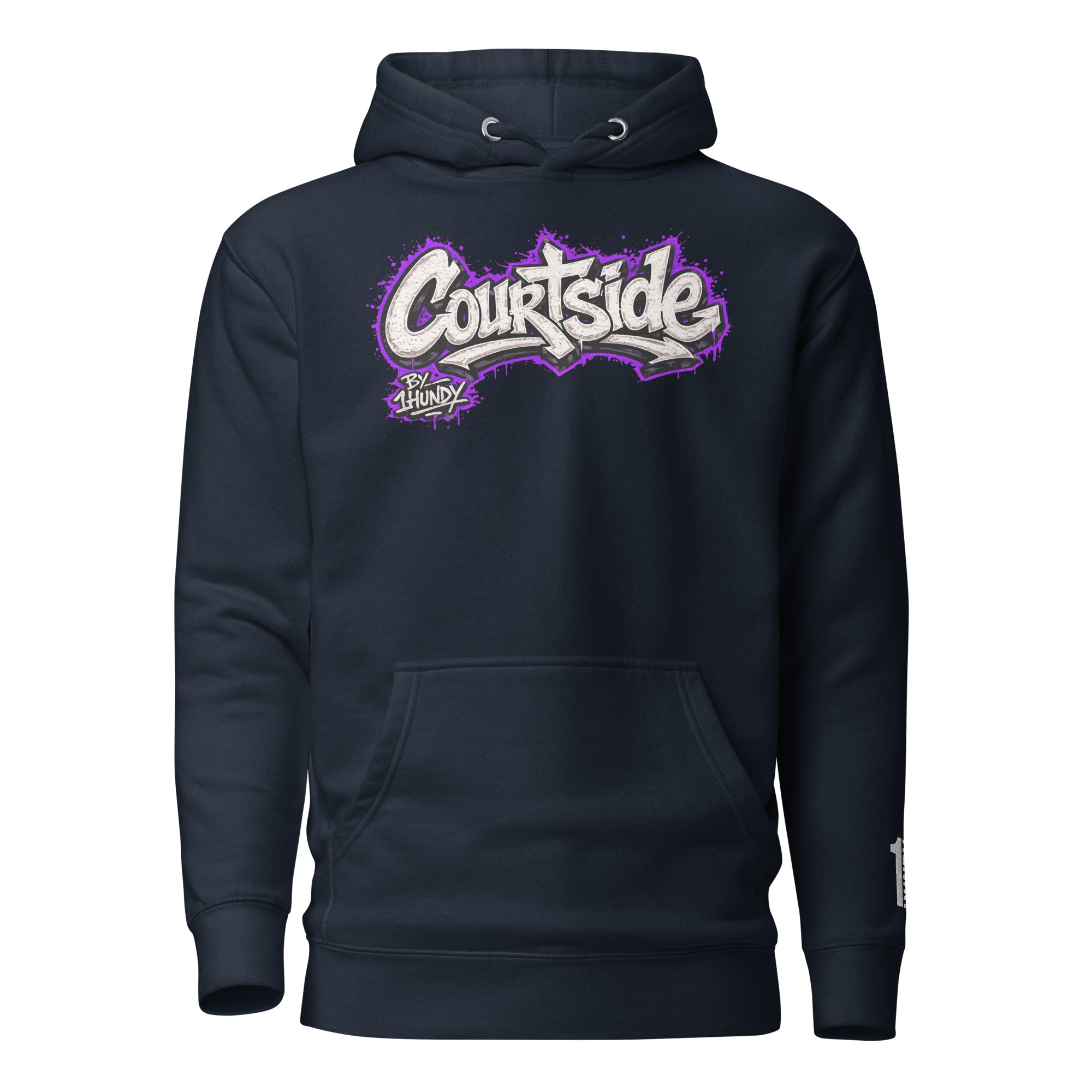1HUNDY Courtside Graffiti Hoodie