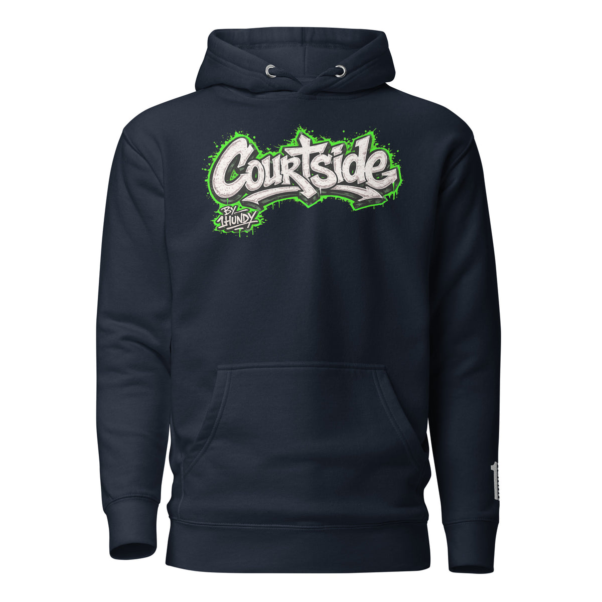 1HUNDY Courtside Graffiti Hoodie