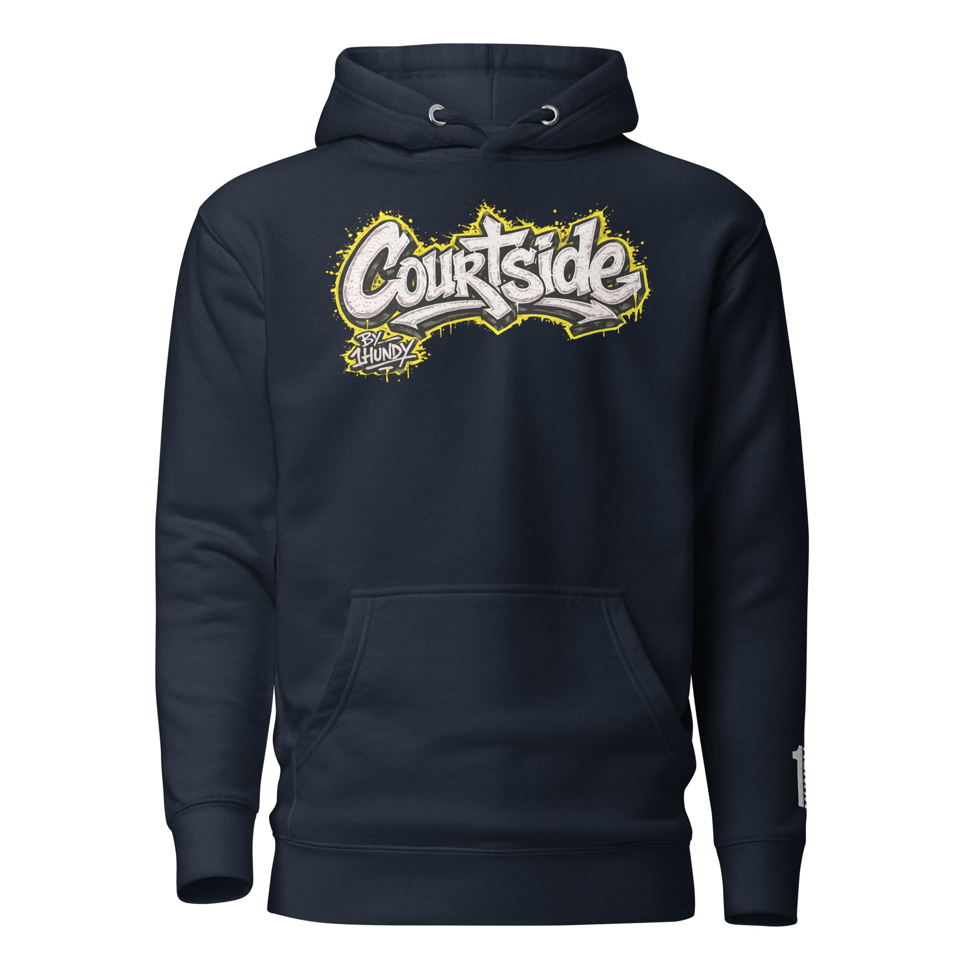 1HUNDY Courtside Graffiti Hoodie