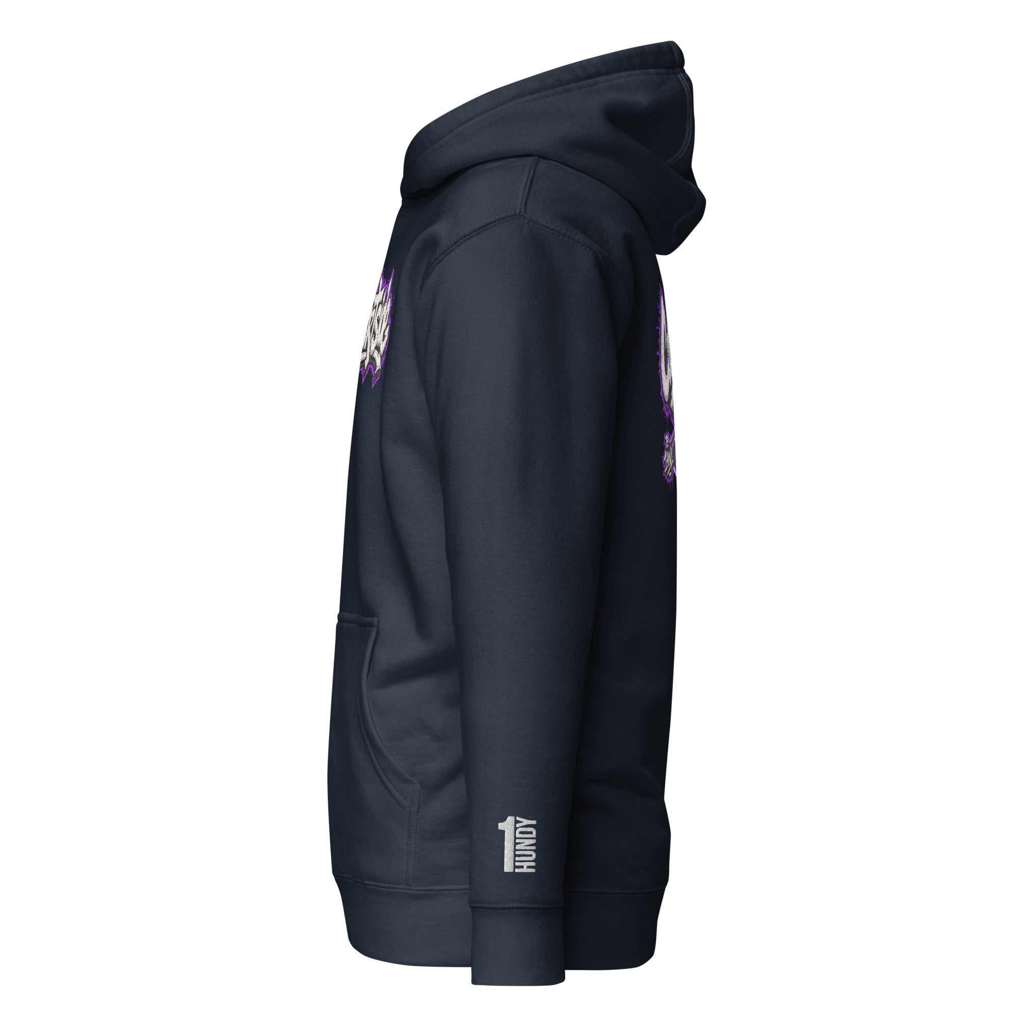 1HUNDY Courtside Graffiti Hoodie