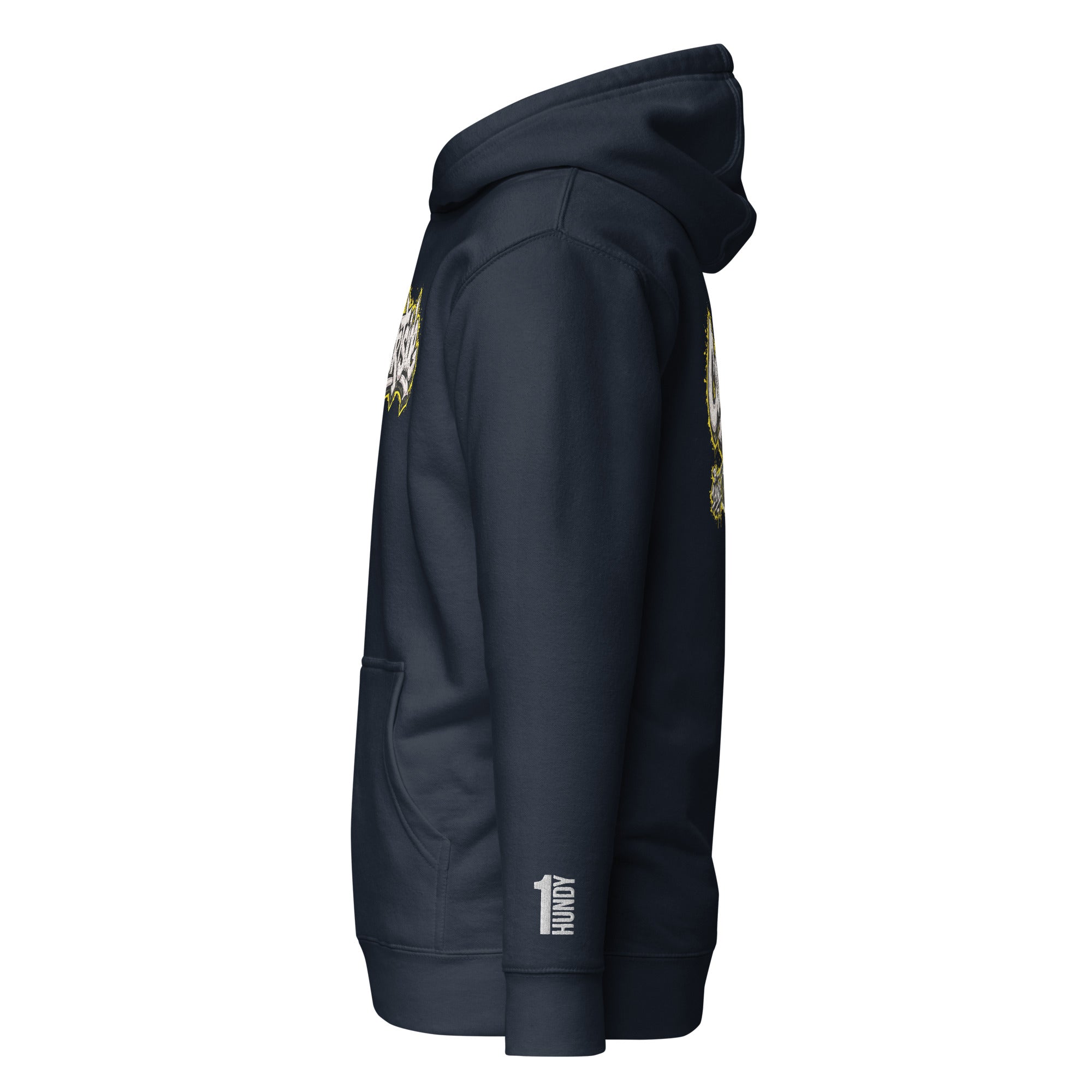 1HUNDY Courtside Graffiti Hoodie