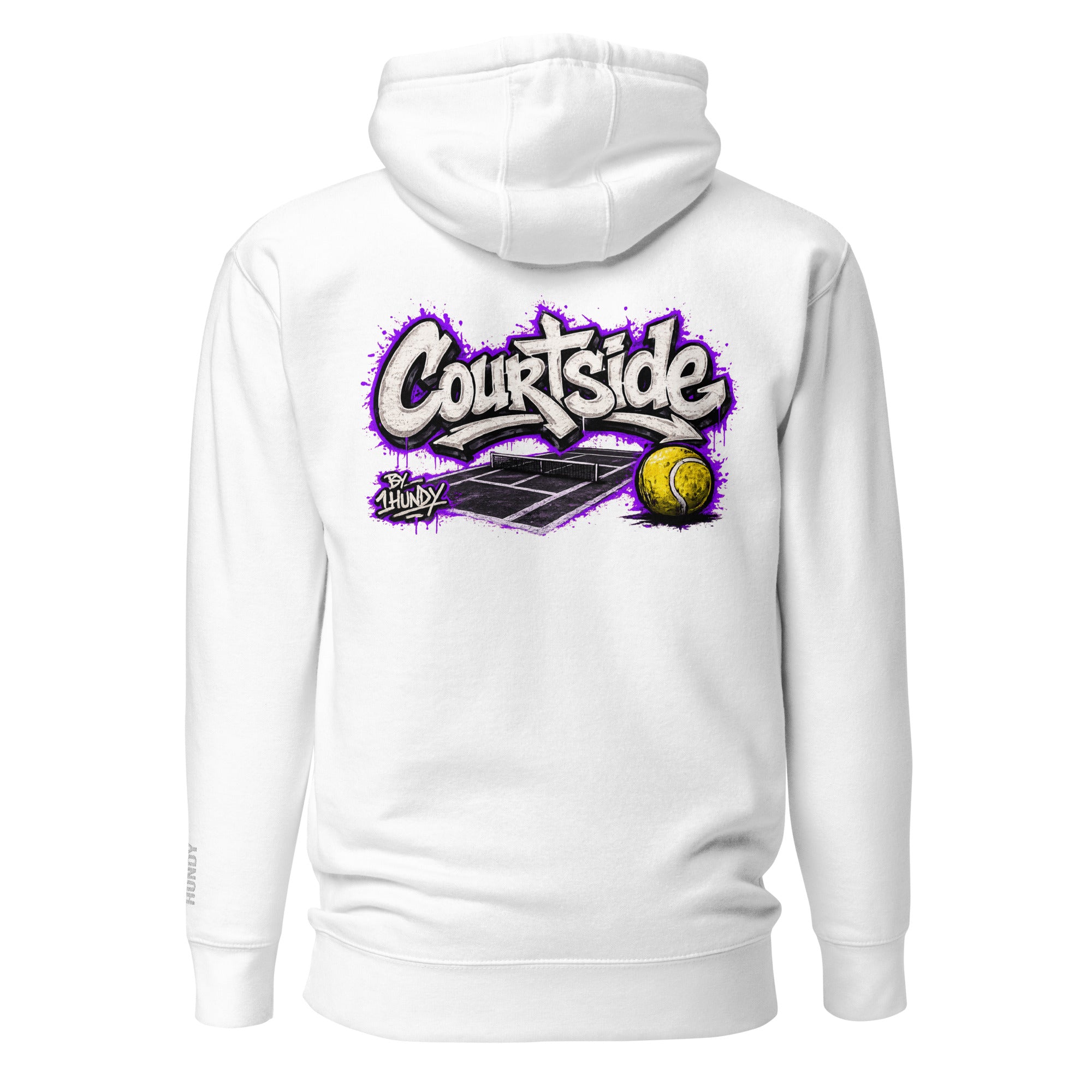 1HUNDY Courtside Graffiti Hoodie