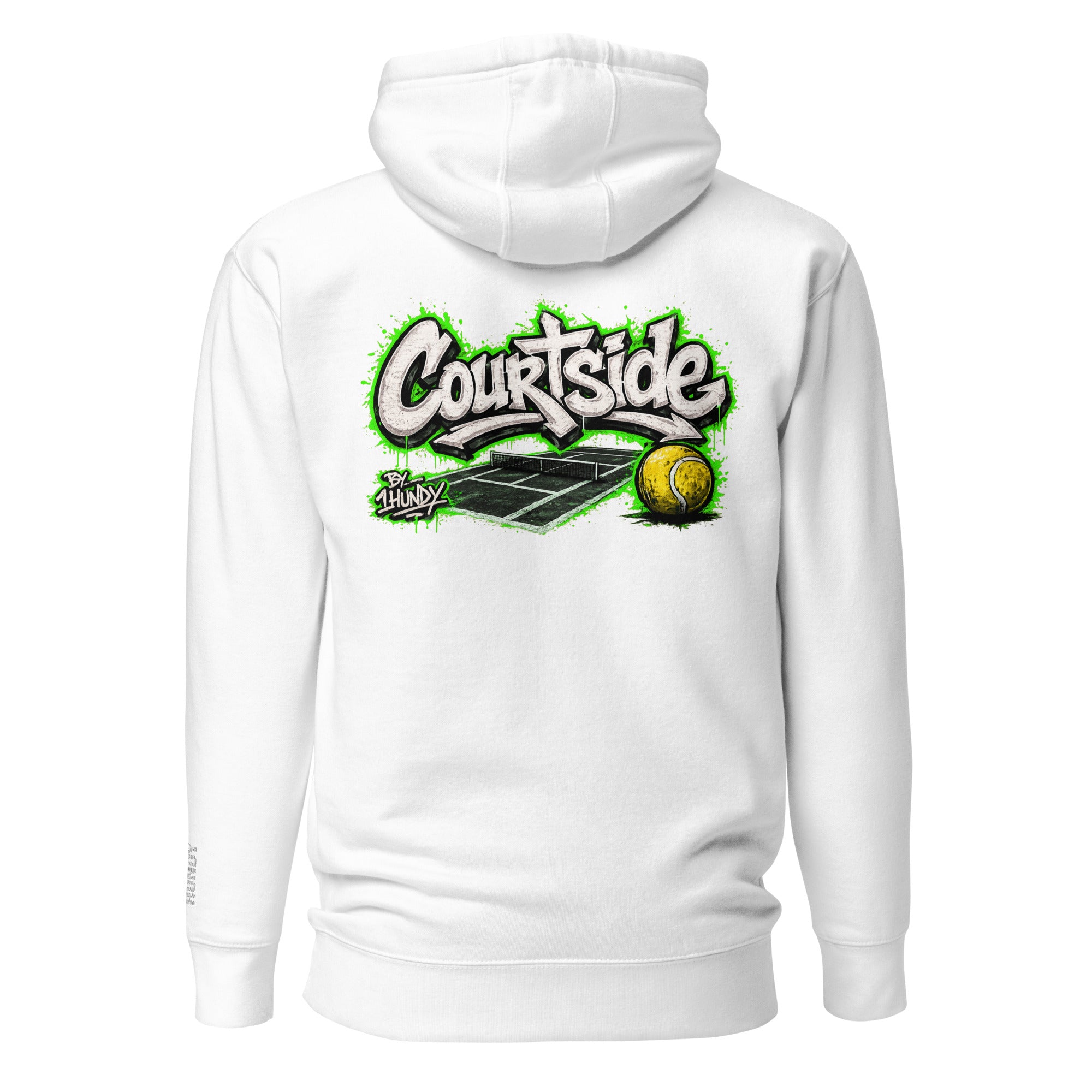 1HUNDY Courtside Graffiti Hoodie