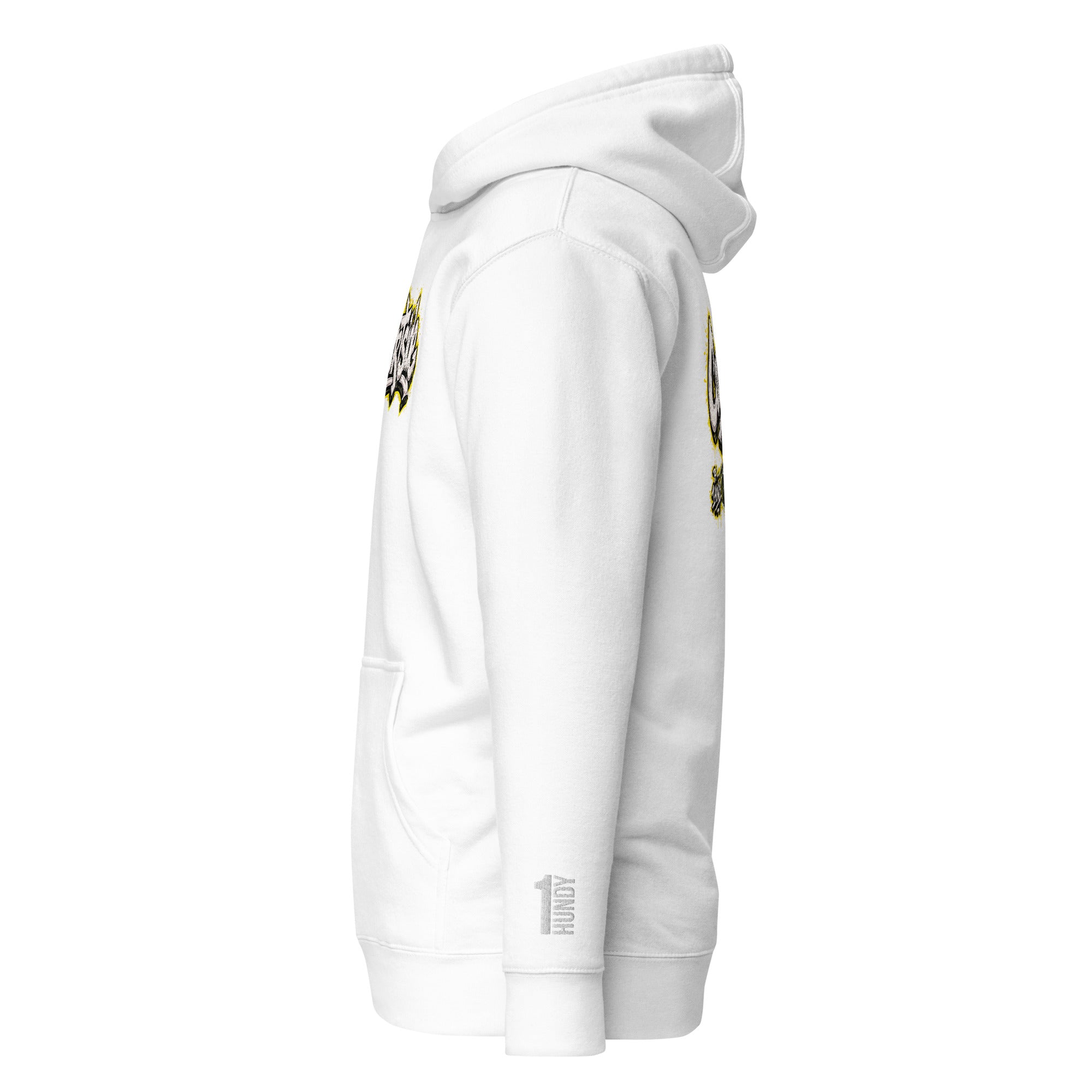 1HUNDY Courtside Graffiti Hoodie