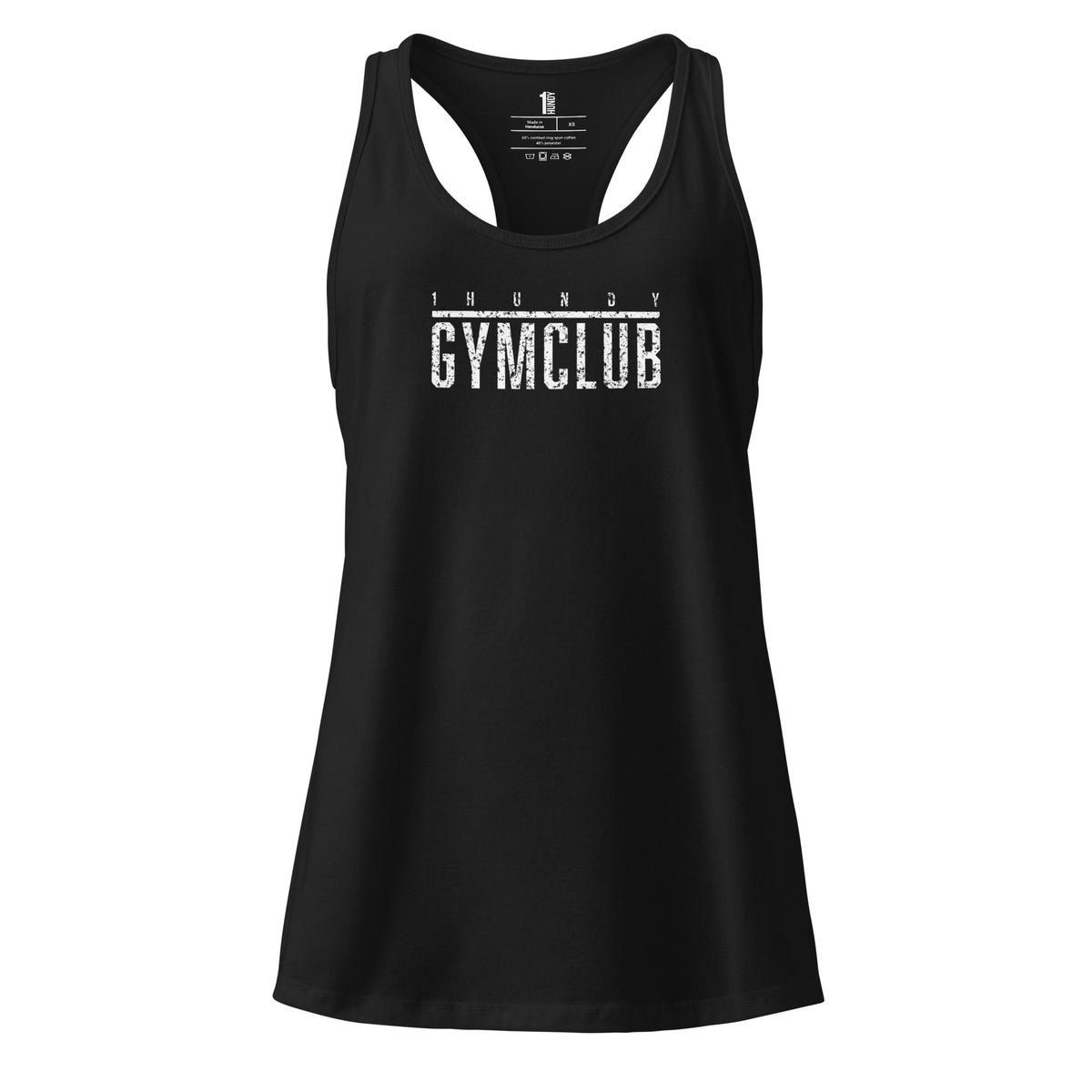 1HUNDY Racerback GymClub Vest Top