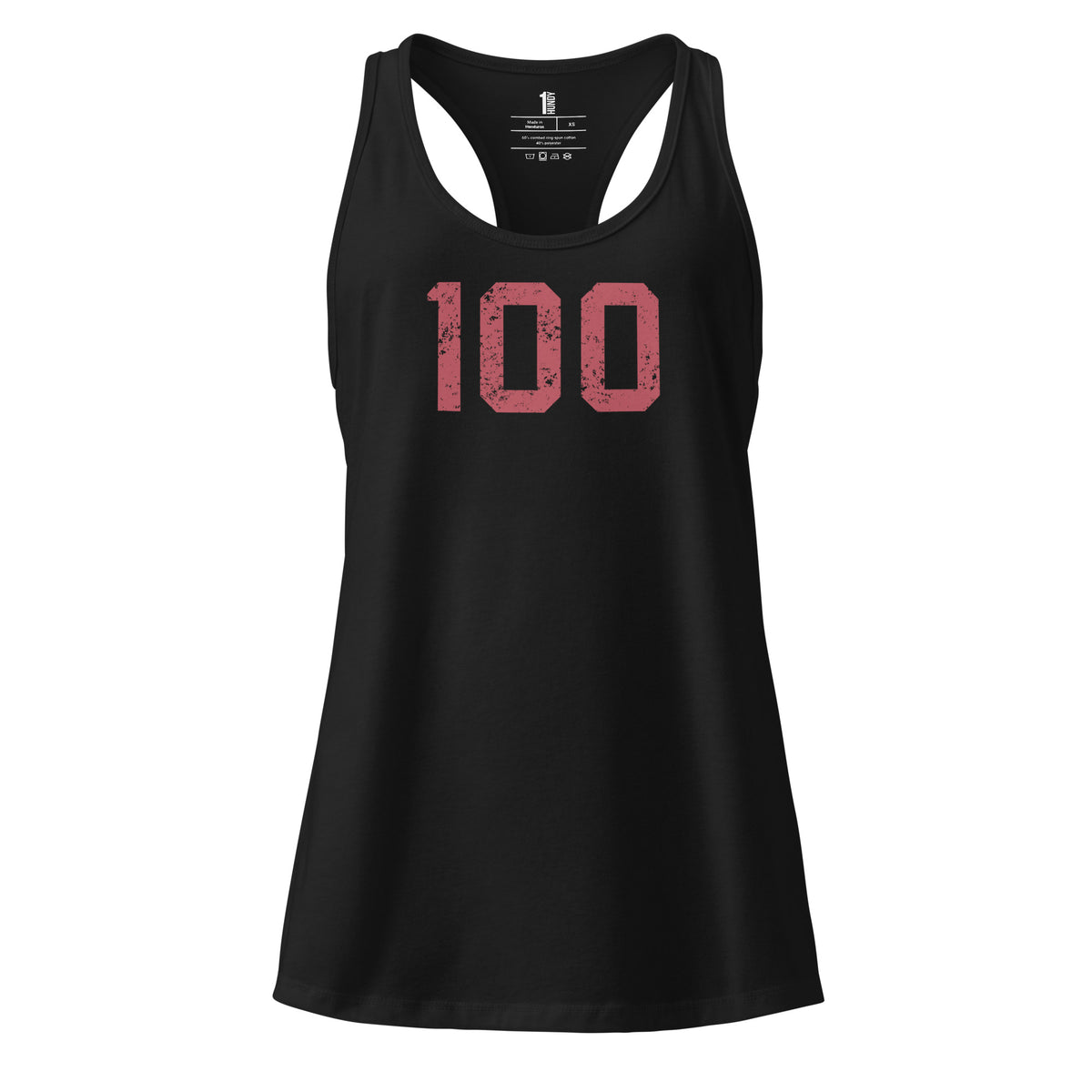 1HUNDY Racerback 100 Vest Top