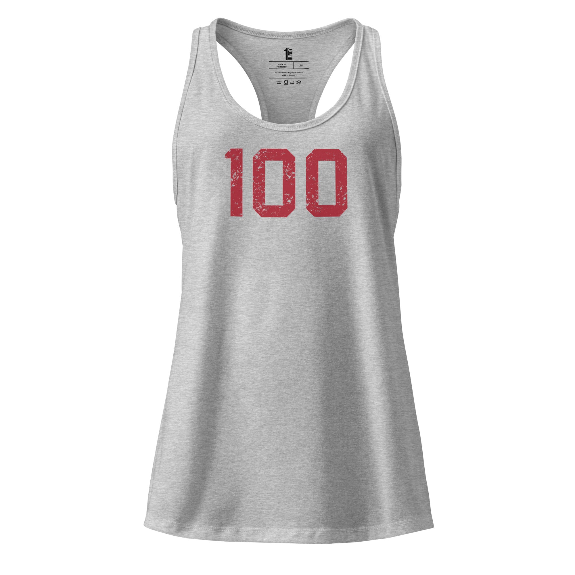 1HUNDY Racerback 100 Vest Top