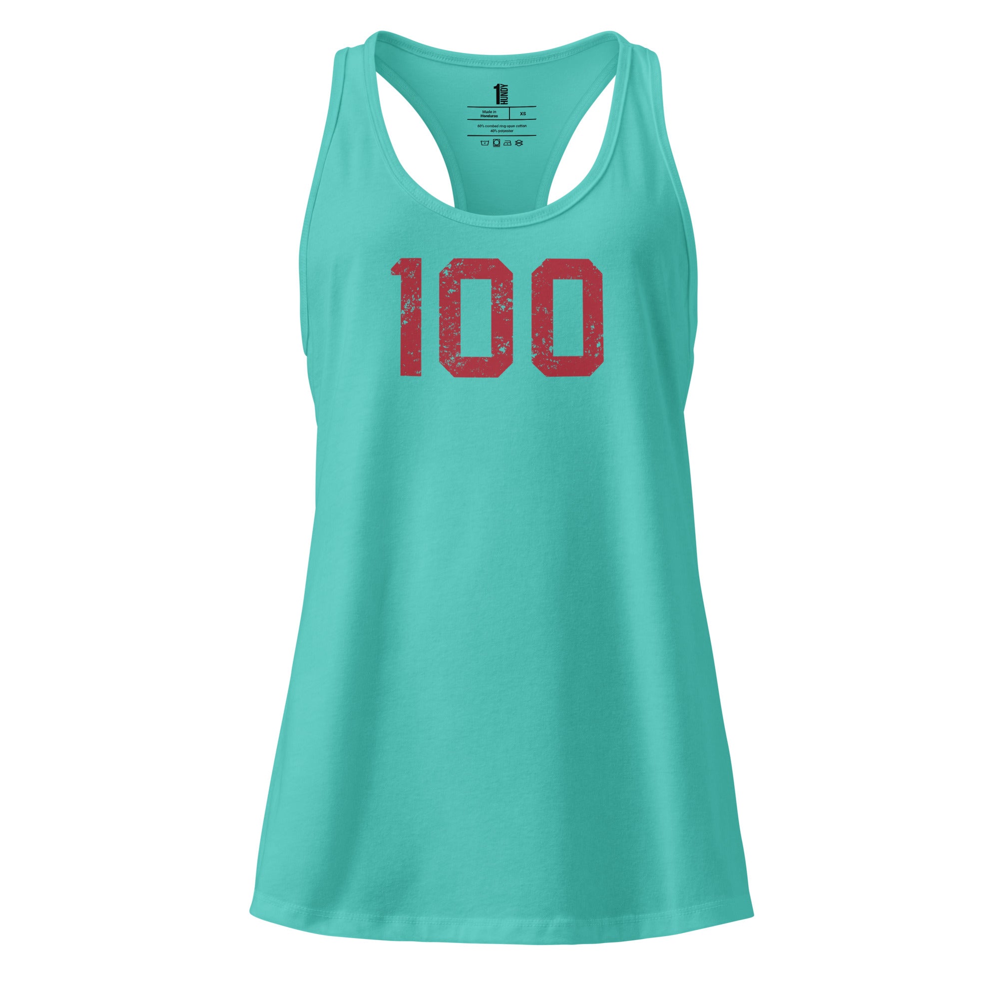 1HUNDY Racerback 100 Vest Top