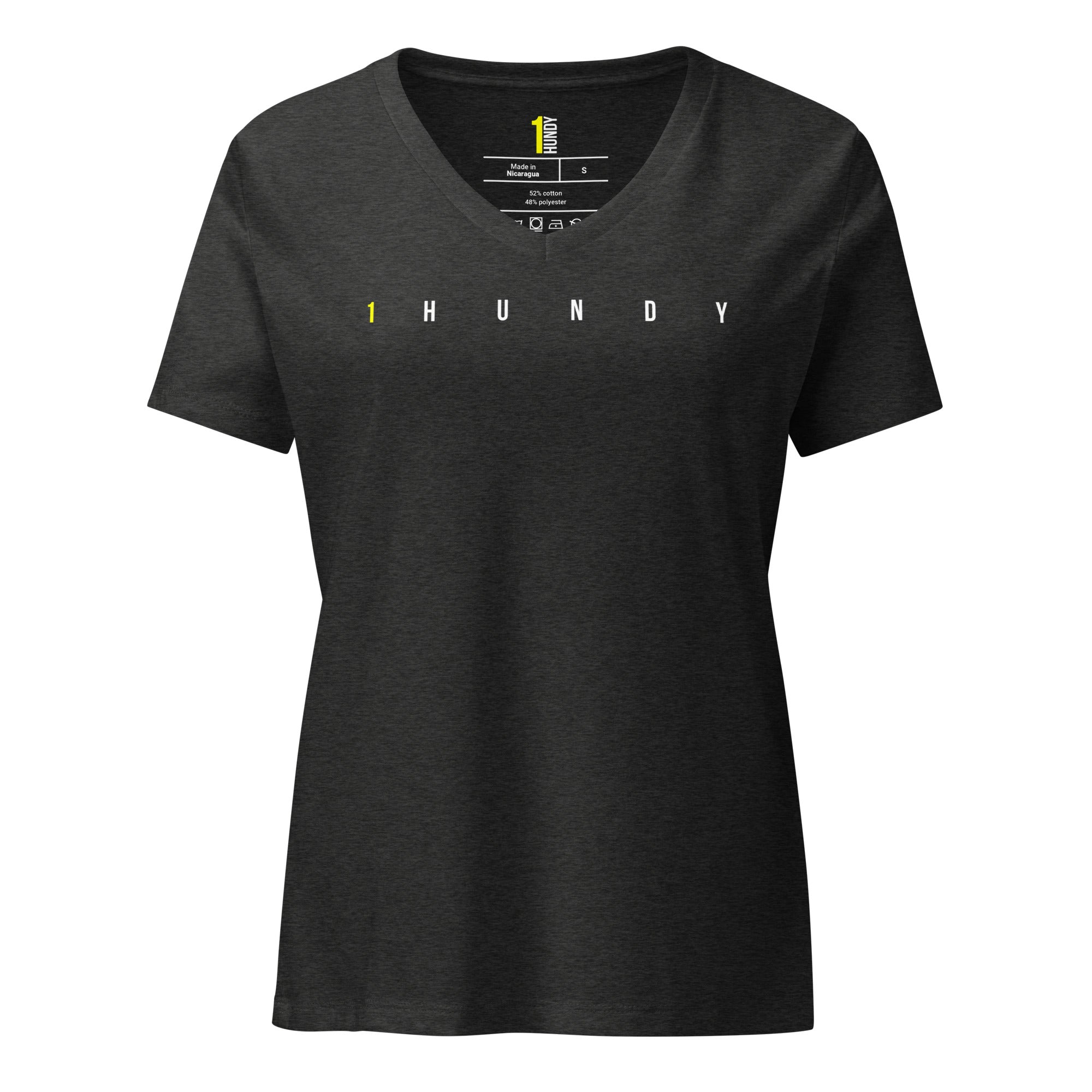 1HUNDY Reactive V Neck Tee