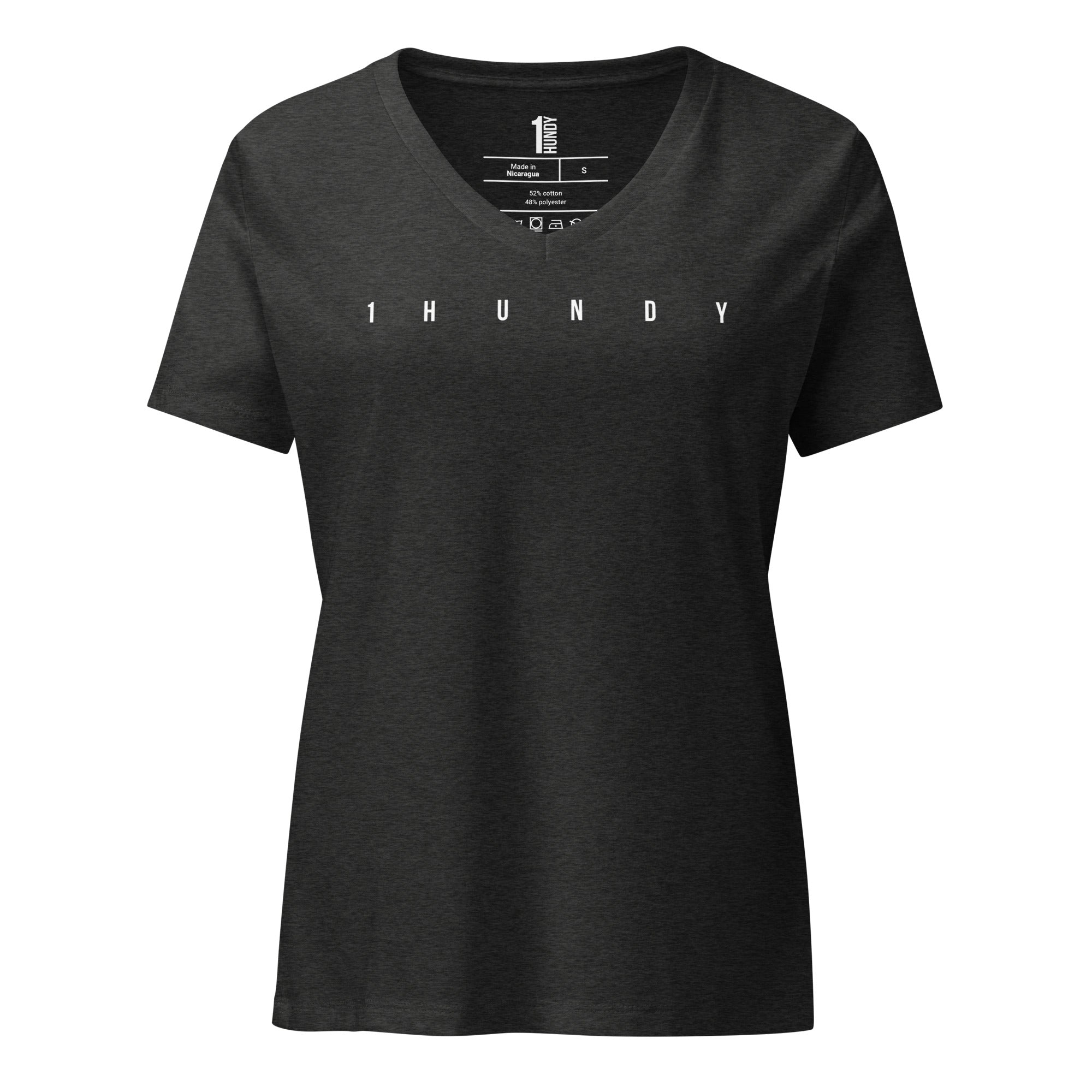 1HUNDY Pure V Neck Tee