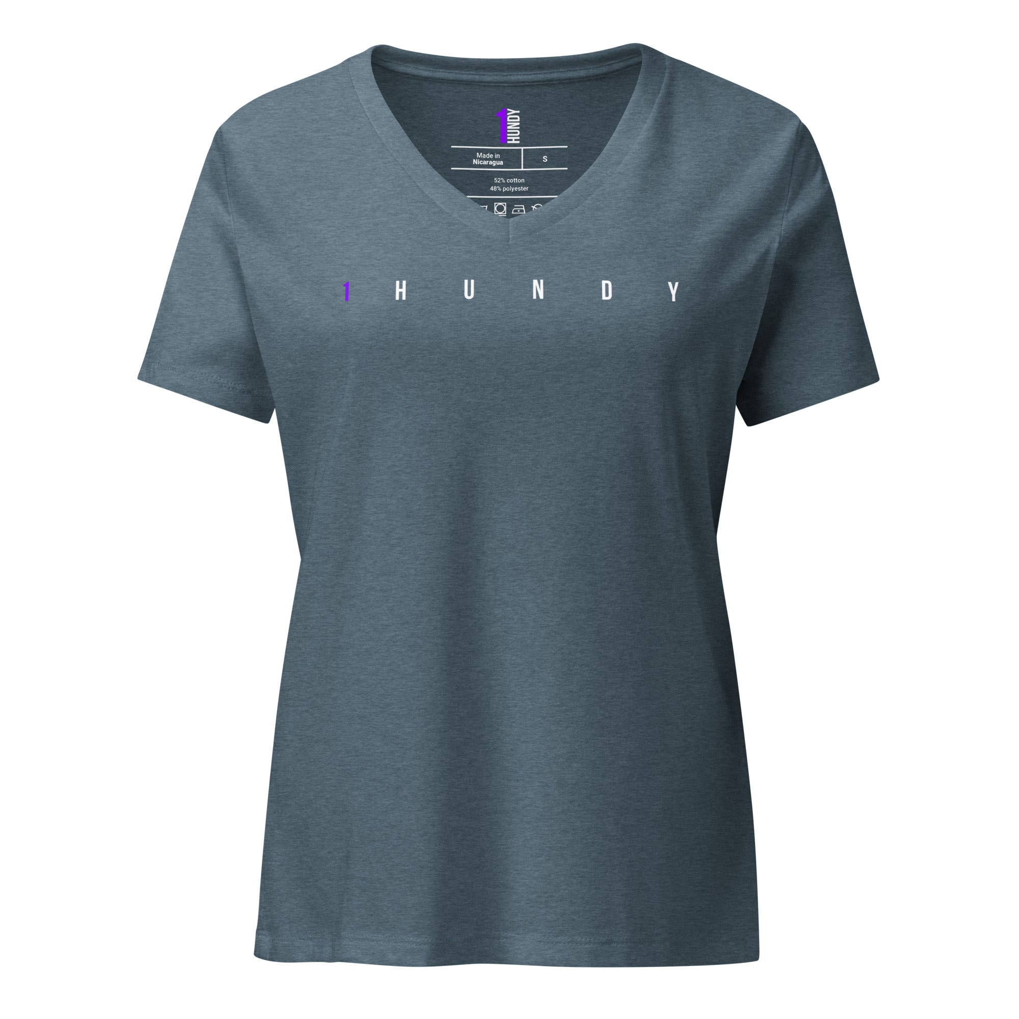 1HUNDY Endure V Neck Tee